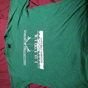 Nike, large, green vintage blue tag, made in USA